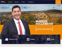 Tablet Screenshot of markus-hollemann.de
